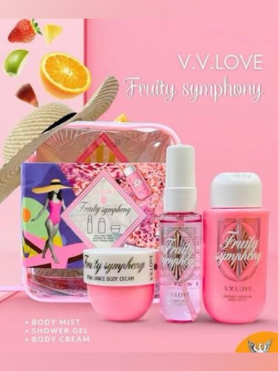 Other - Fruity Symphony Pink Bath & Body Gift Set